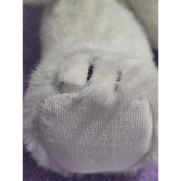 Beary Adorable And Sweet, 40 Year Old Stuffed Teddy Bear, White Fur, 1985 Dakin - Picture 3 of 9